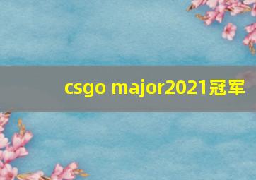 csgo major2021冠军